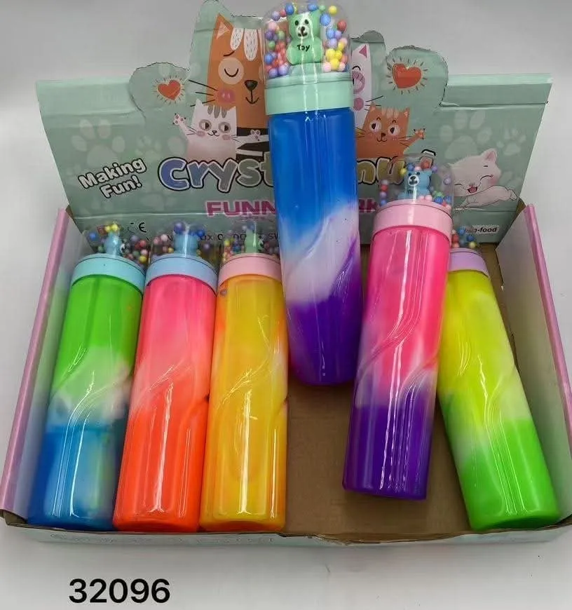 Zabawki Slime Funny Bear - Masa plastyczna z misiem 12szt