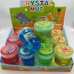 Zabawki Slime Crystal Mud Dinozaury - Masa Plastyczna 12 szt.
