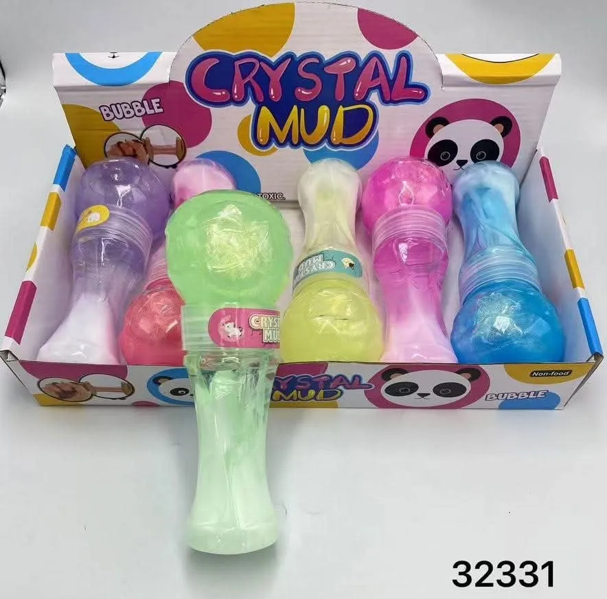Zabawki Slime Crystal Mud Masa Plastyczna 12 szt.