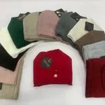 Czapki damskie różne kolory beanie z ozdobą
