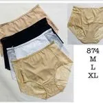 Majtki damskie 874 M/L/XL beżowe czarne białe