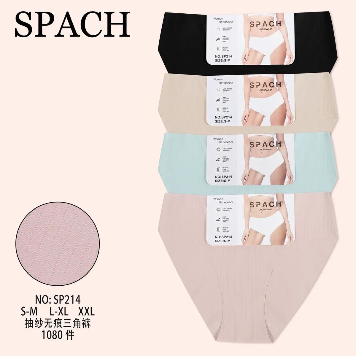 Majtki damskie SPACH 4 szt S-XXL NG-SP214