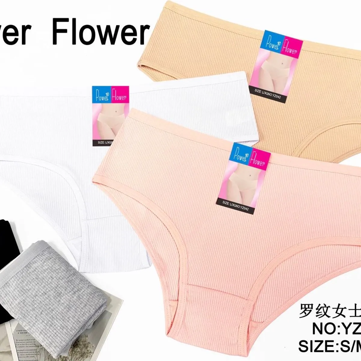 Majtki damskie Power Flower S/M L/XL NO-YZ042