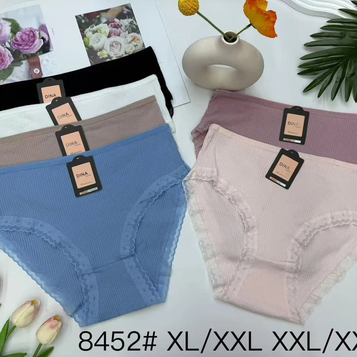 Majtki damskie bawełniane XL/XXL XXXL/XXXXL 8452