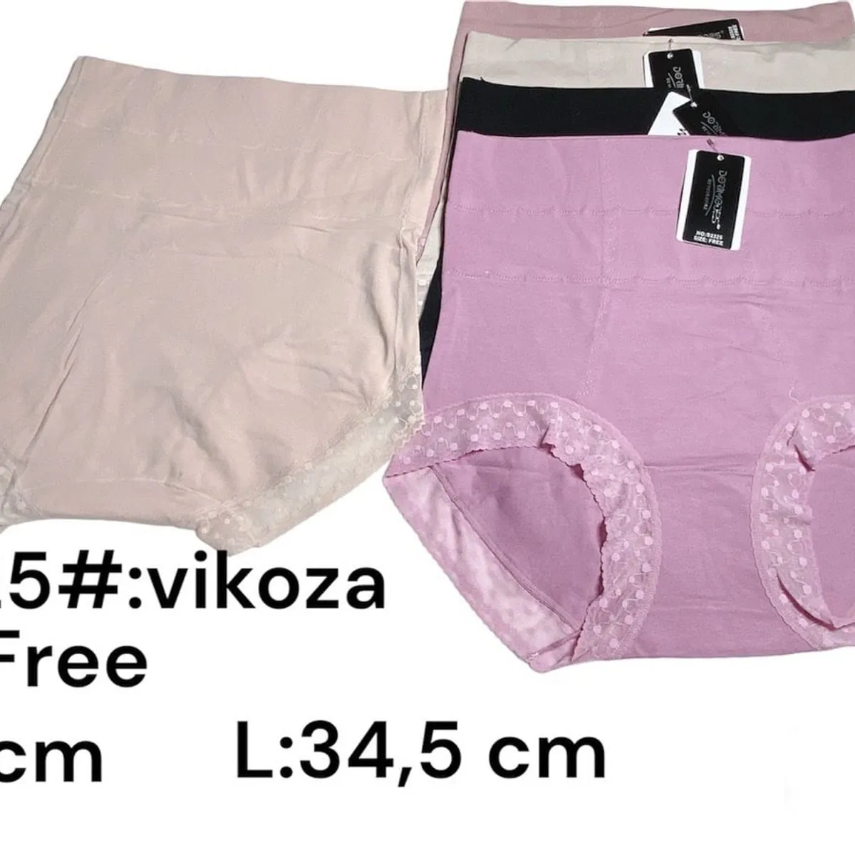 Majtki wyszczuplające damskie Size-Free beżowe, fioletowe, czarne
