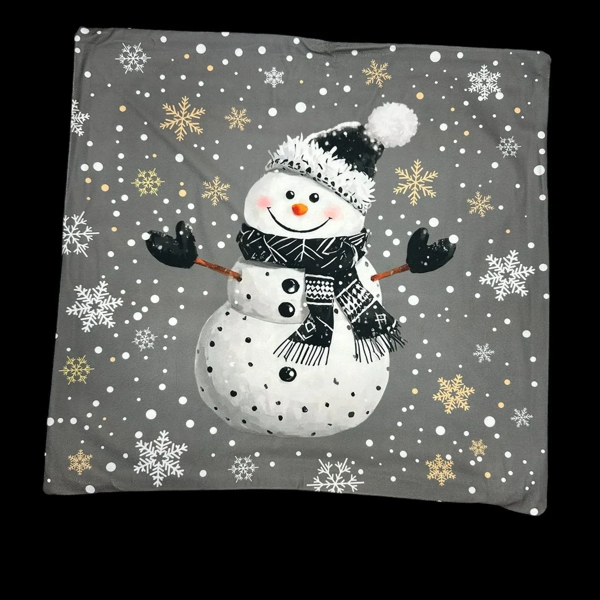 Poszewka Świąteczny Bałwan 45x45cm