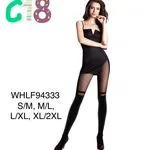 Rajstopy damskie czarne C18 WHLF9433 S-XXL