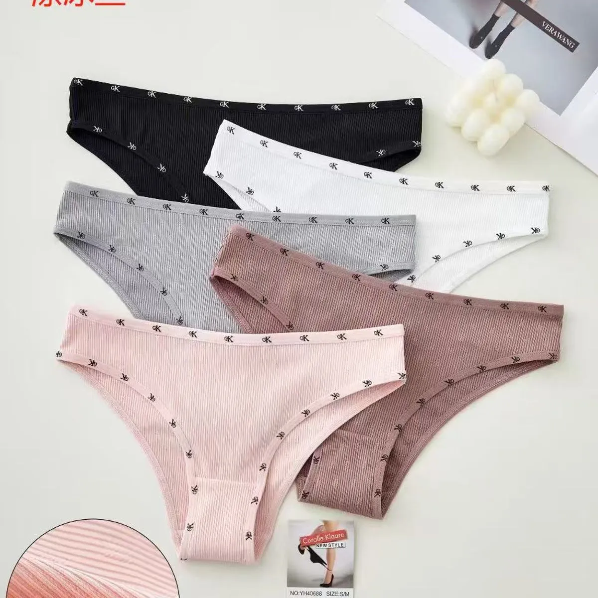 Majtki damskie Coralle Klaareare 4 szt S/M/L/XL