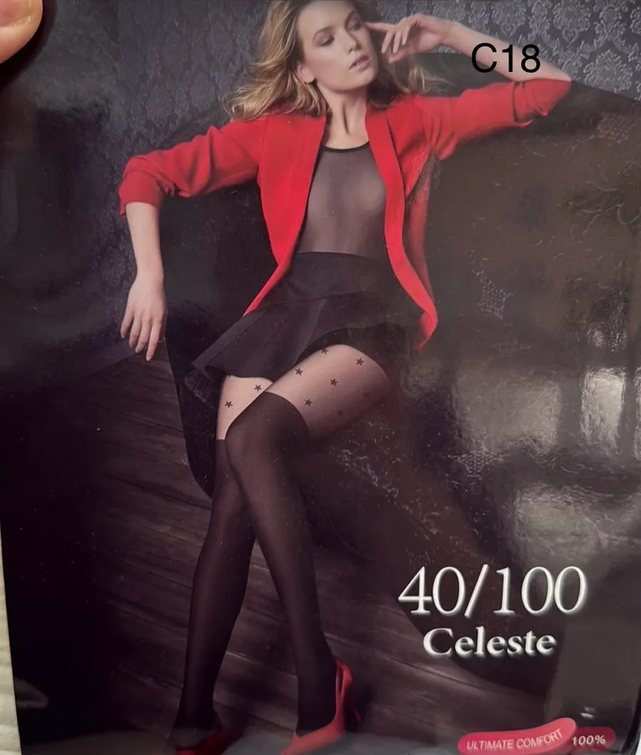 Rajstopy damskie czarne 40/100 Ultimate Comfort Celeste