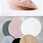 Czapki damskie beanie berety wełna