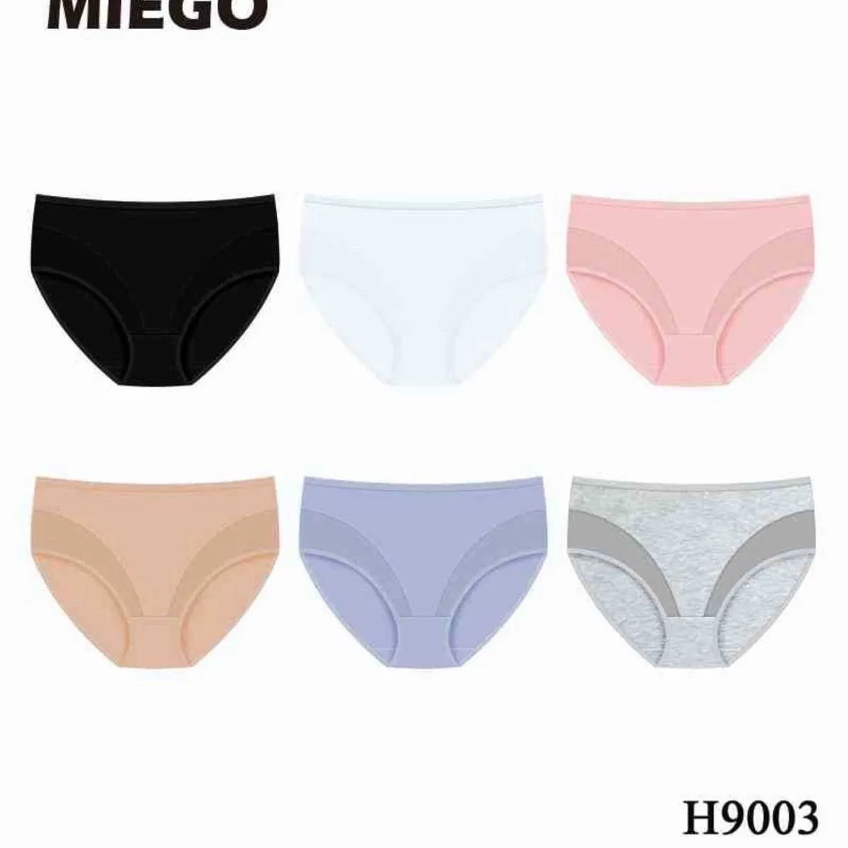 Majtki damskie MIEGO H9003 XL-XXL-3XL, 6 kolorów