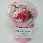 Pudełko Prezent Kwiaty LED Baby's Breath Florysta