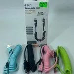 Kabel 4w1 Spring Data Fast do ładowania i danych