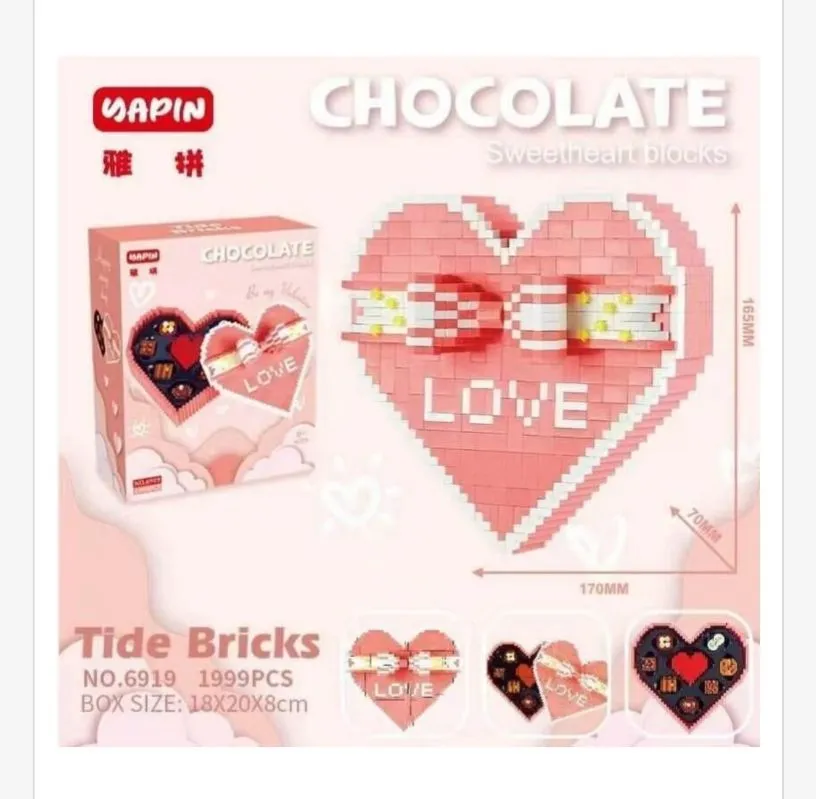 Klocki Chocolate Sweetheart 1999PCS 6012026-4