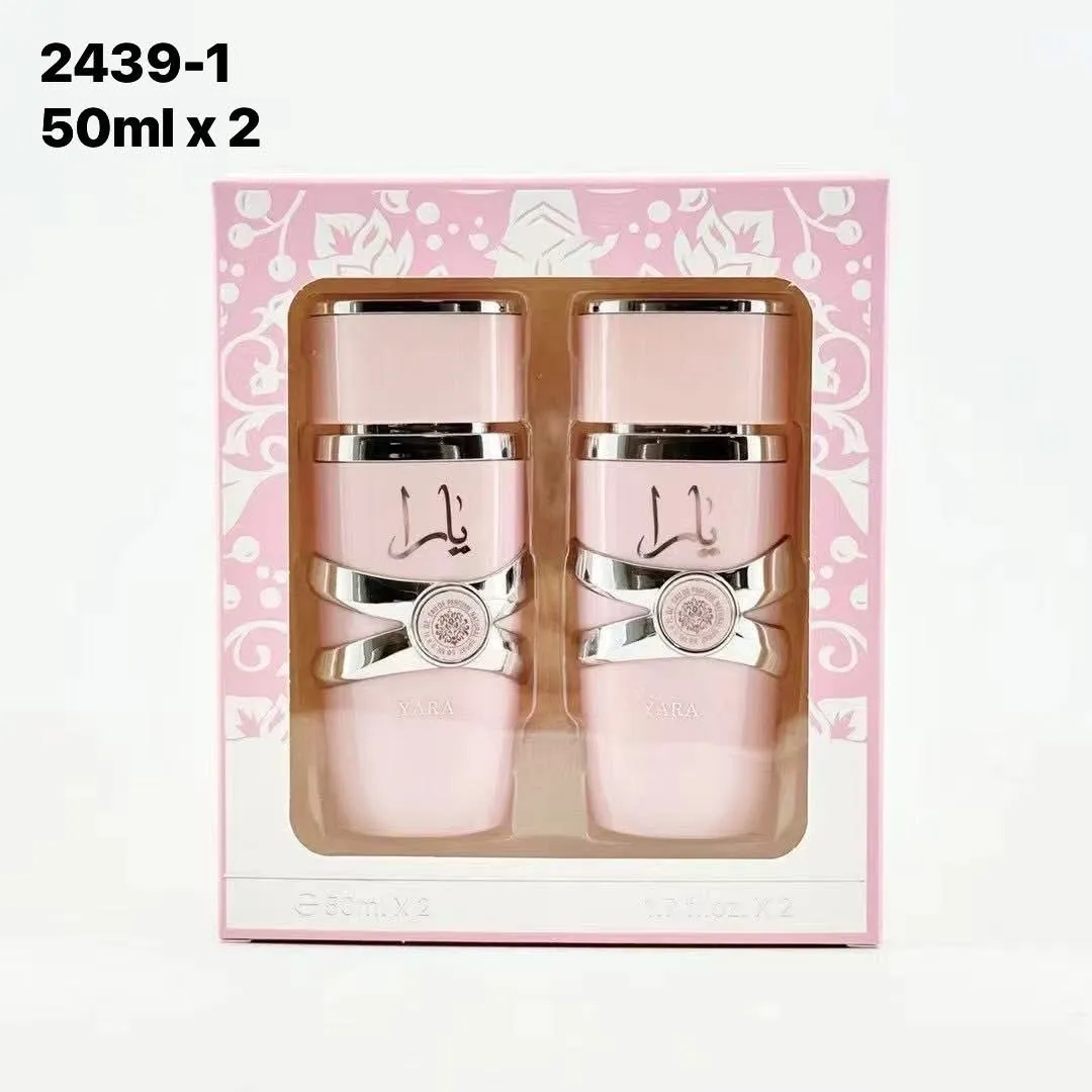 Zestaw Perfum 2x50ml różowe w pudełku