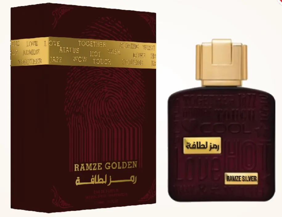 Perfumy Ramze Golden 100ml + Ramze Silver 100ml