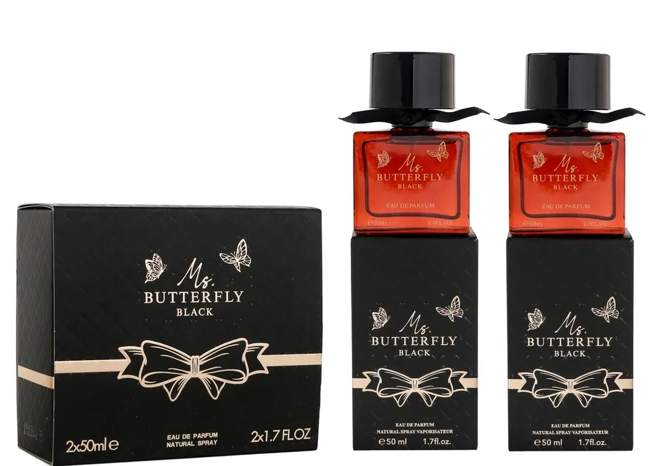 Zestaw 2 perfum Miss Butterfly Black 50 ml EAU DE PARFUM