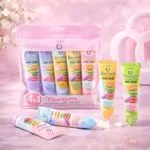 Zestaw 4w1 Macaron Hand Cream Nawilżający Różowe Opakowanie
