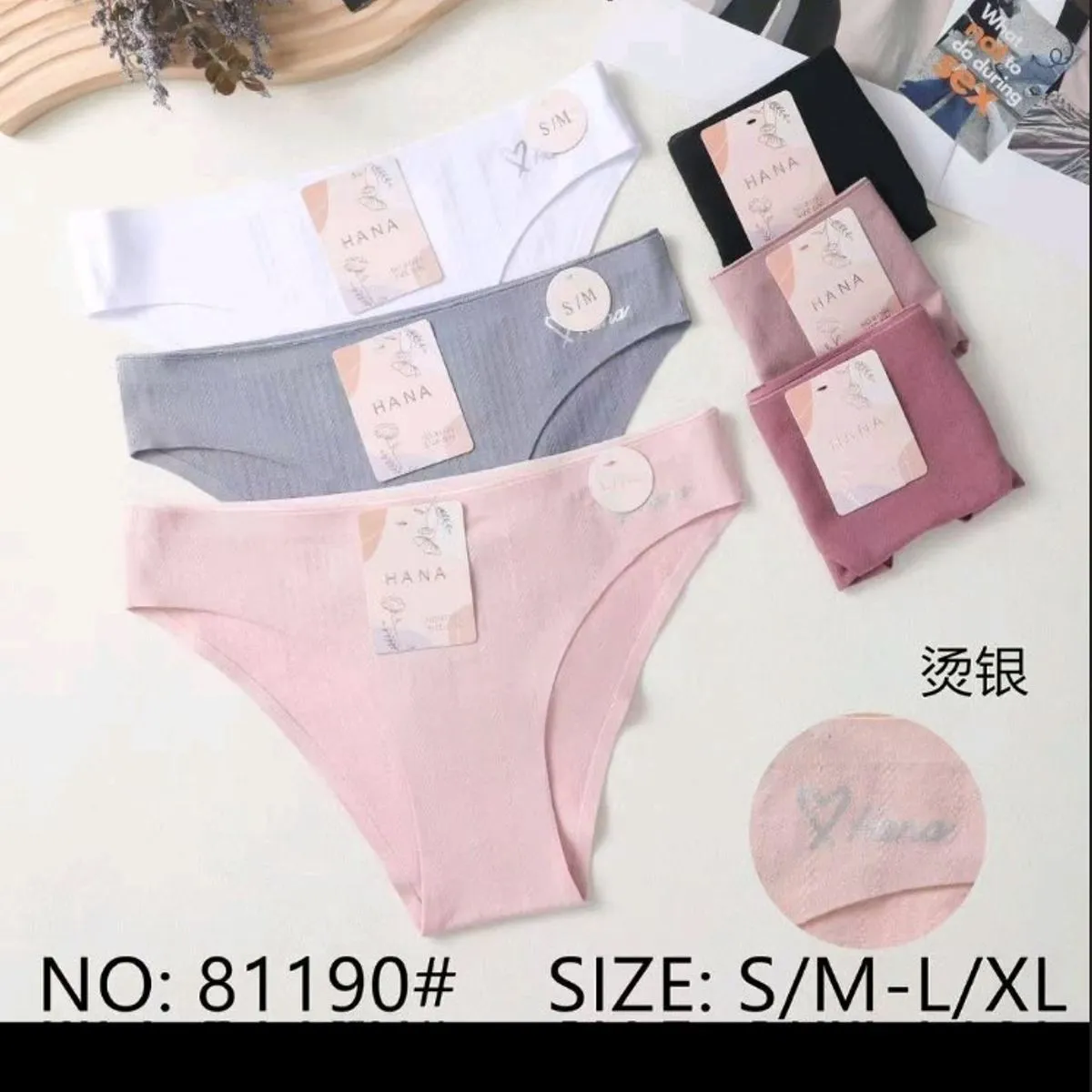 Majtki damskie S-L XL NO:8190 144 szt/opak