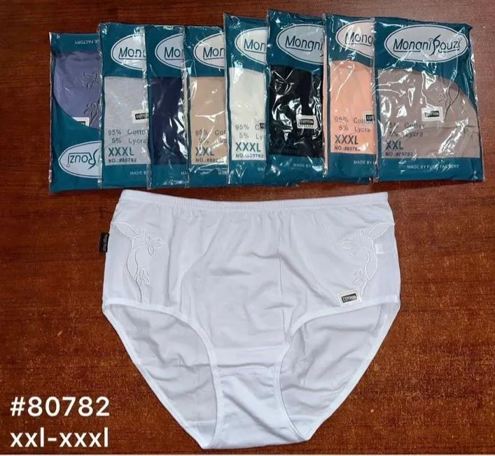 Majtki damskie Monami XL-XXXL 95% bawełna #80782