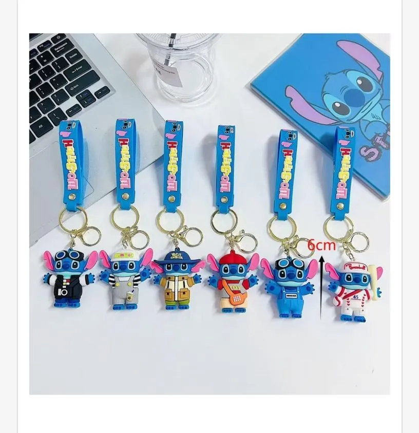 Brelok do kluczy Stitch Lilo & Stitch 6 cm 6 wzorów