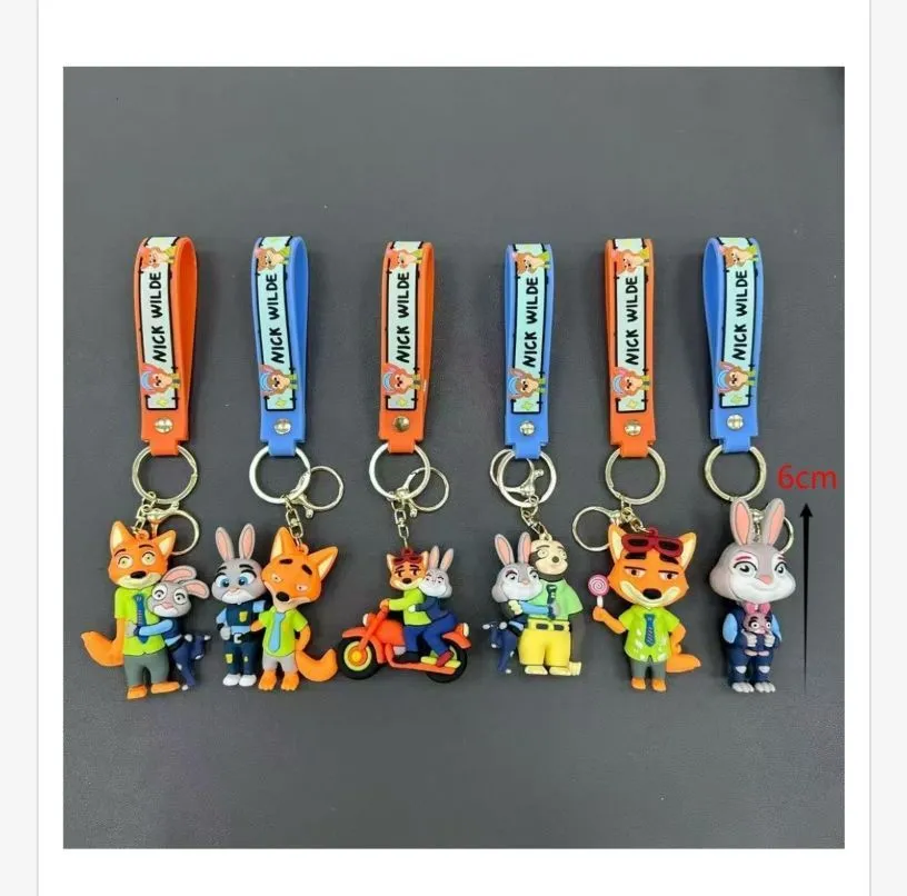 Brelok do kluczy Zootopia figurki 6cm
