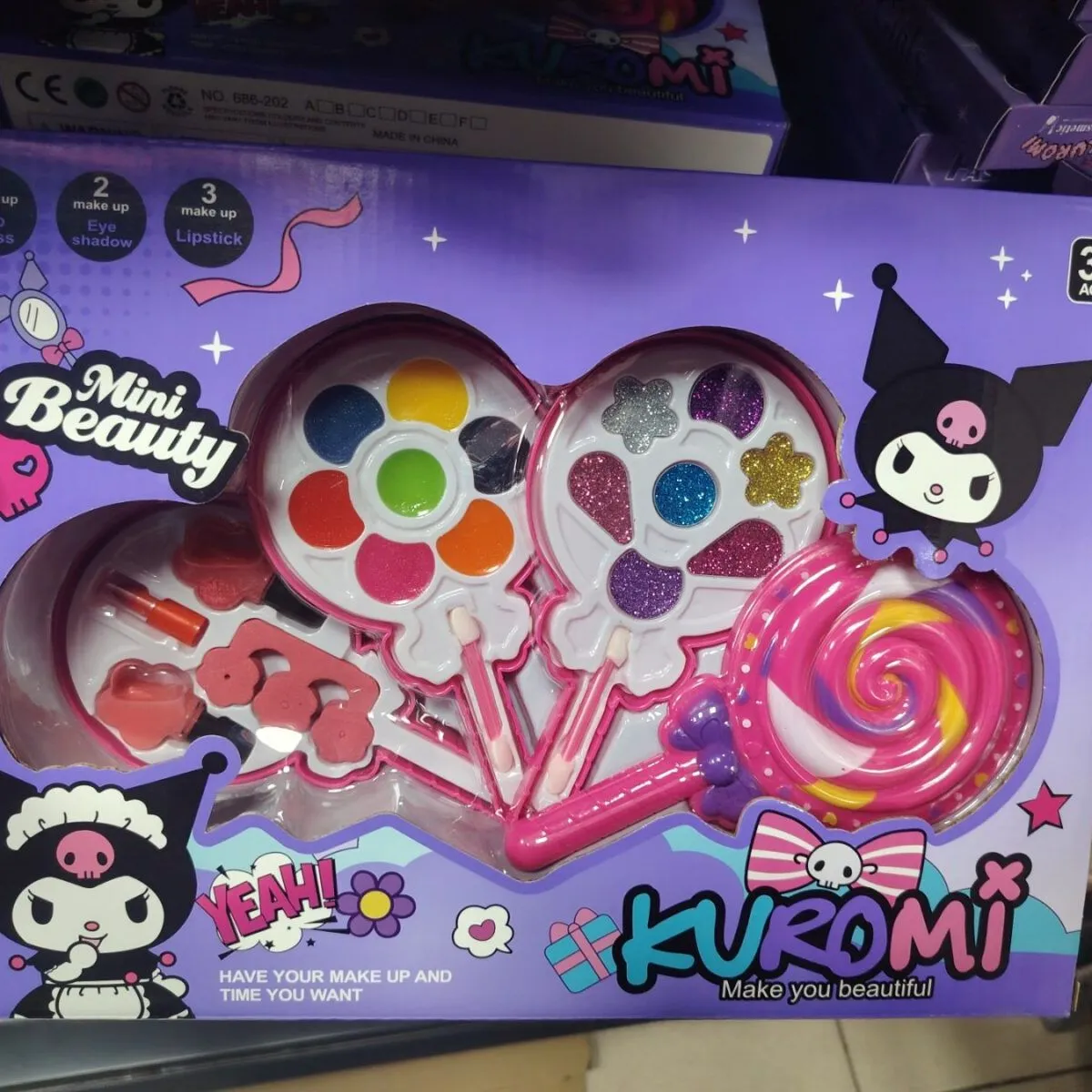 Zestaw kosmetyczny dla dzieci Kuromi Mini Beauty Make Up 3+