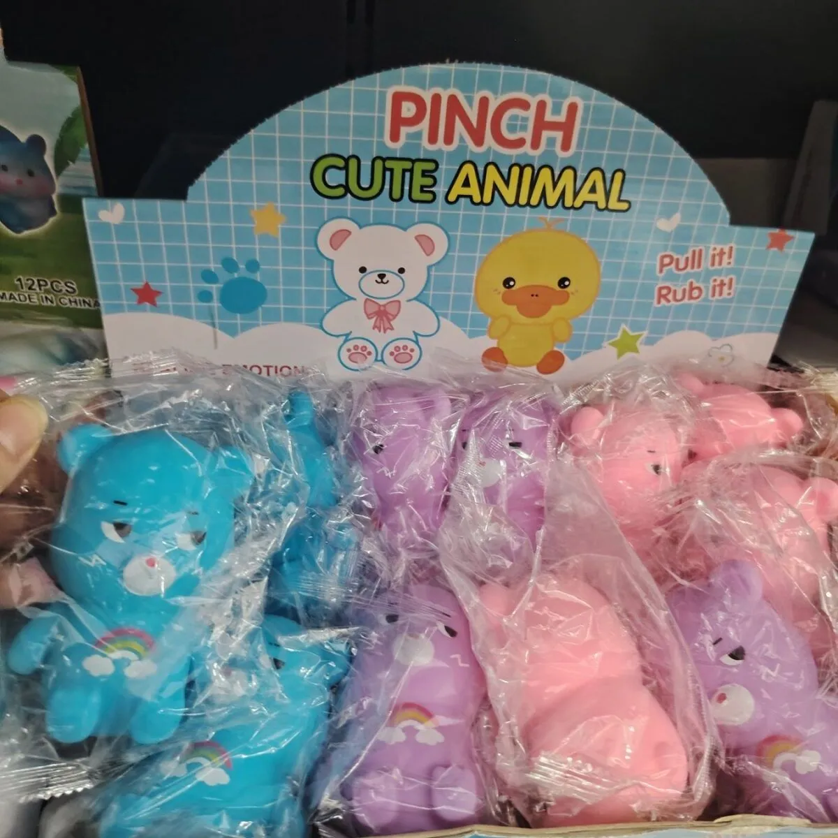 Zabawki Pinch Cute Animal - gumowe zwierzątka
