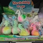 Zabawki Stretch Toys jednorożce i łabędzie squeeze, 12 szt