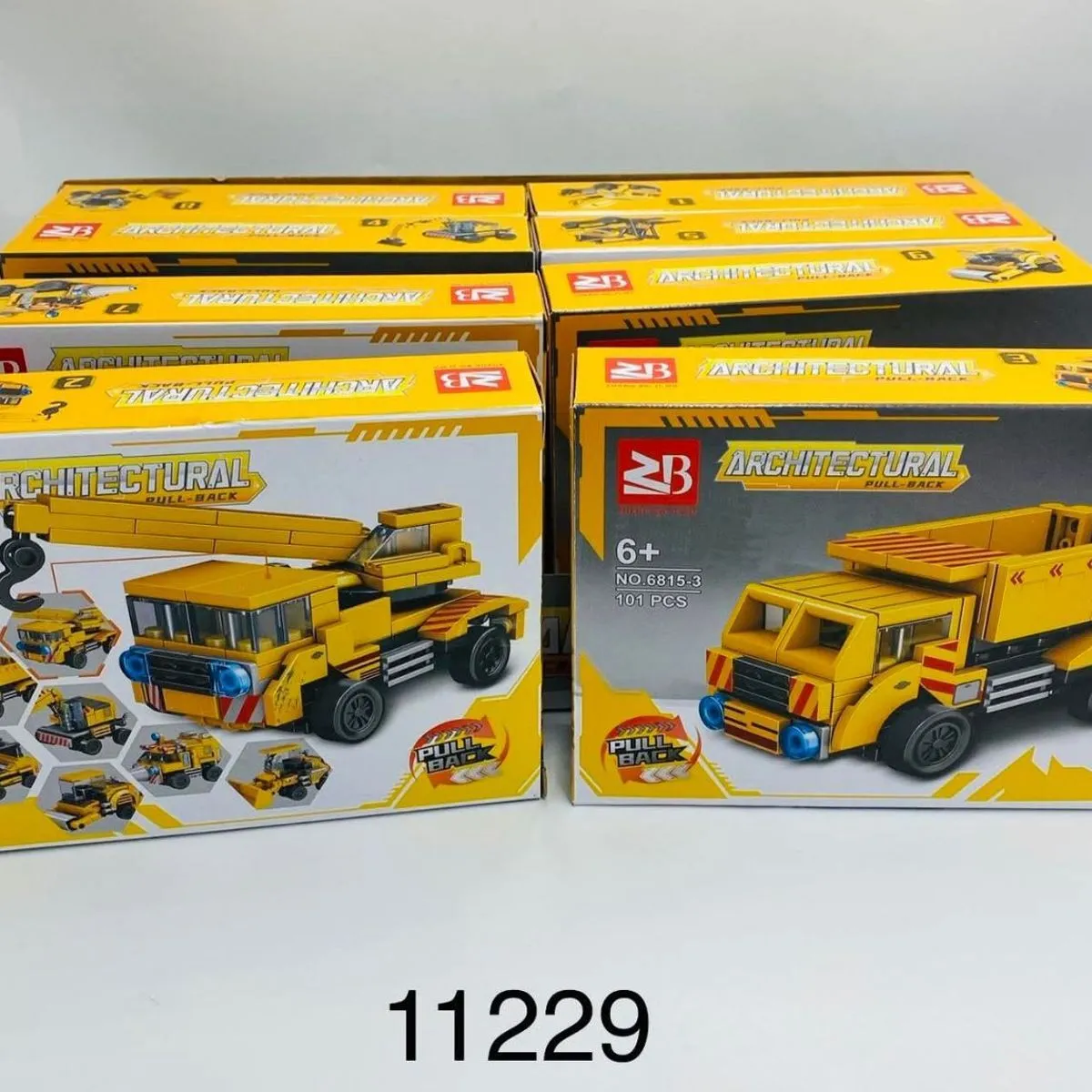 Zestaw klocków budowlanych ciężarówka 6+ 11229