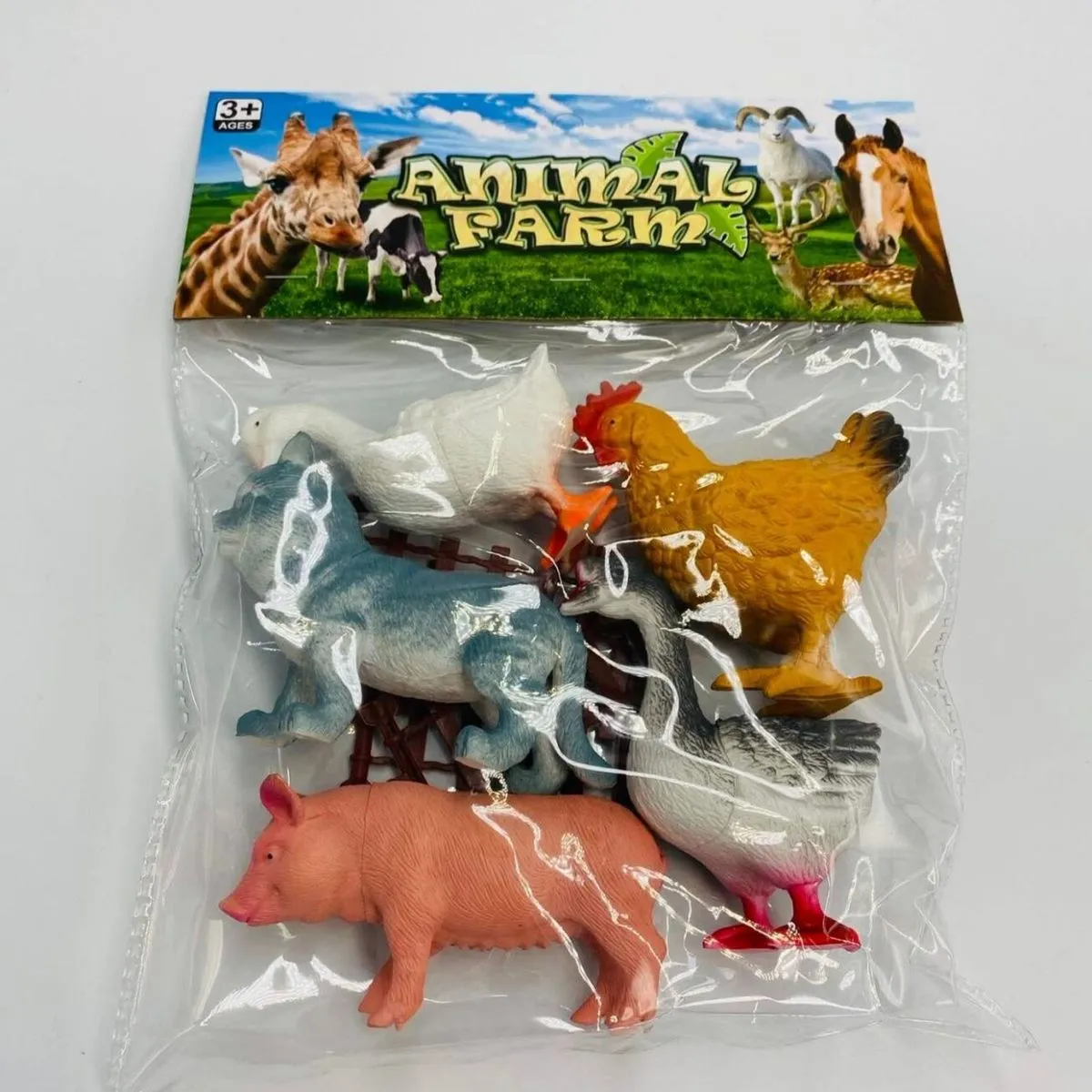 Zabawki Animal Farm - figurki farm zwierząt 6 szt