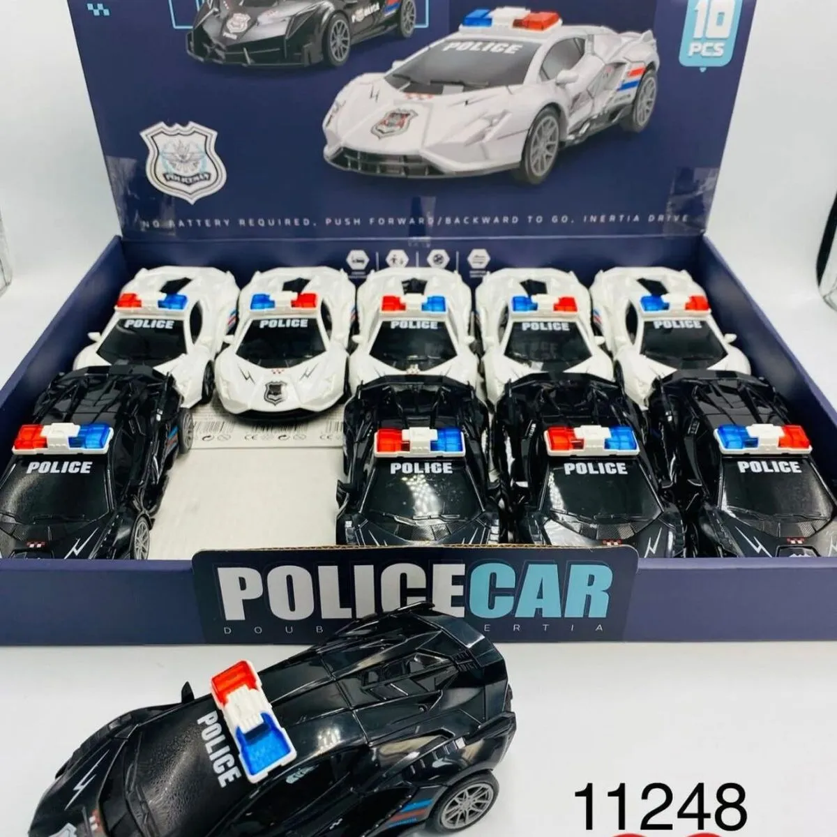 Zabawki Drift Police Car - modele policyjne, 10 szt