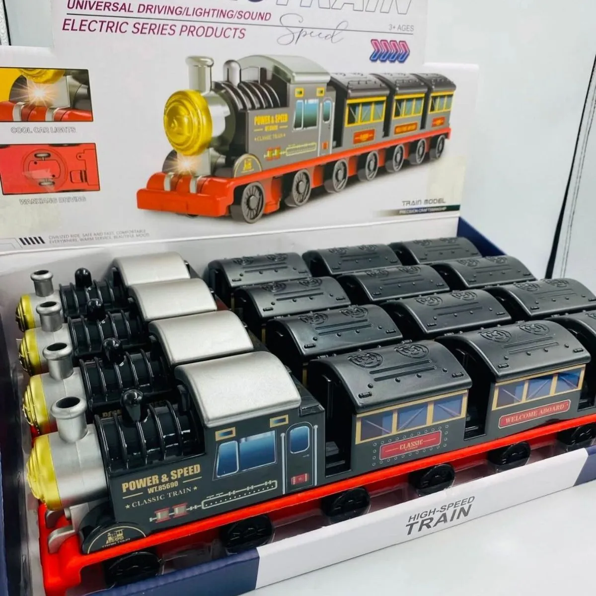 Classic Train Pociąg Elektryczny ze Światłem i Dźwiękiem