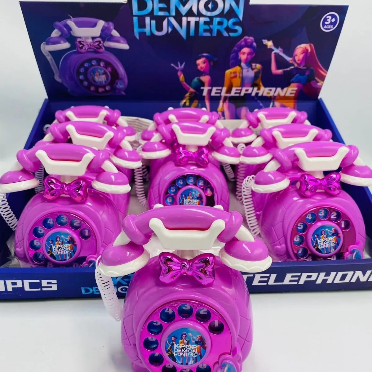 Zabawka telefon Demon Slayer Kpop fioletowy 24pc
