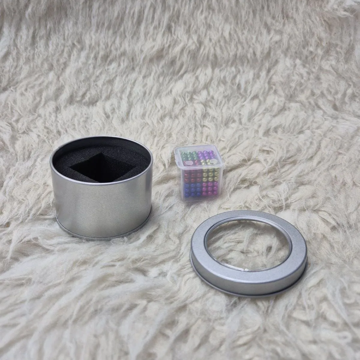 Zabawka magnetyczna fidget cube kolorowa