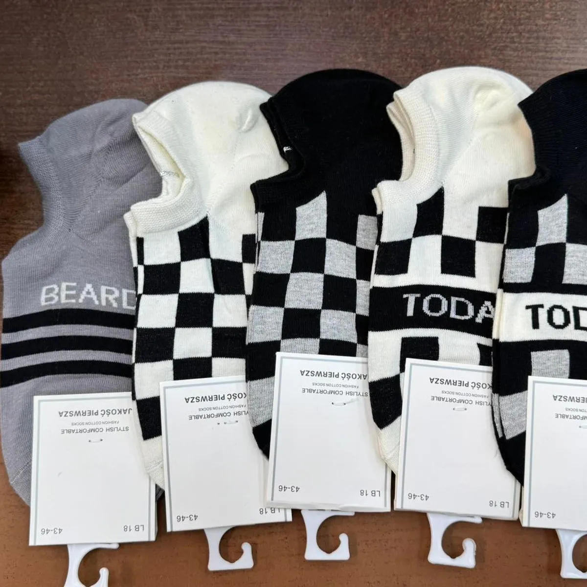 Skarpetki męskie Beard Today wzorzyste, 5 szt