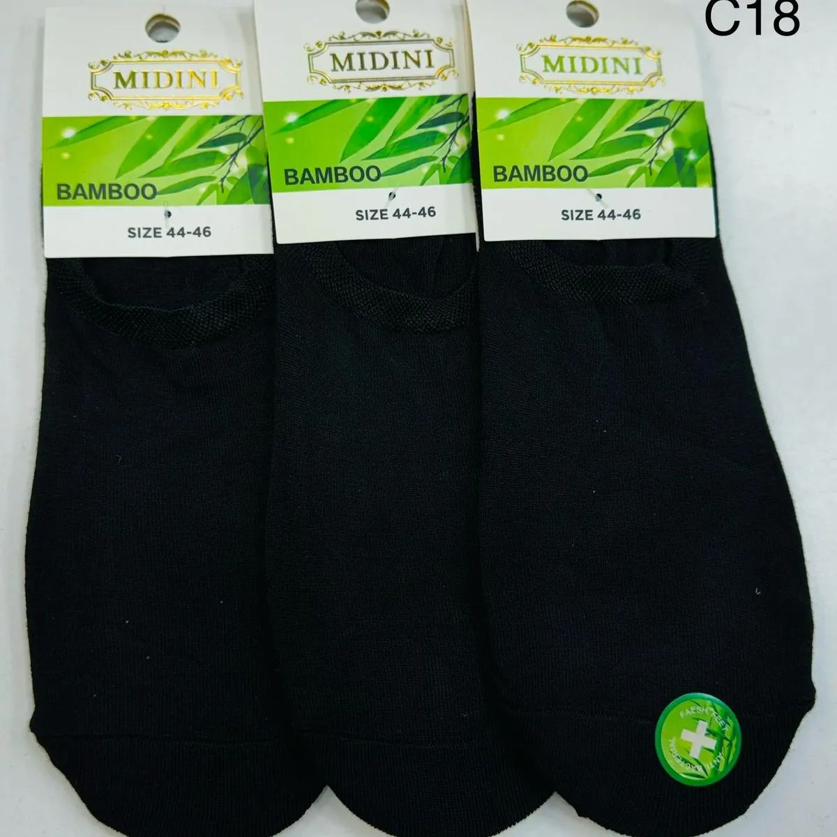 Skarpetki męskie Midi bambusowe czarne roz. 44-46