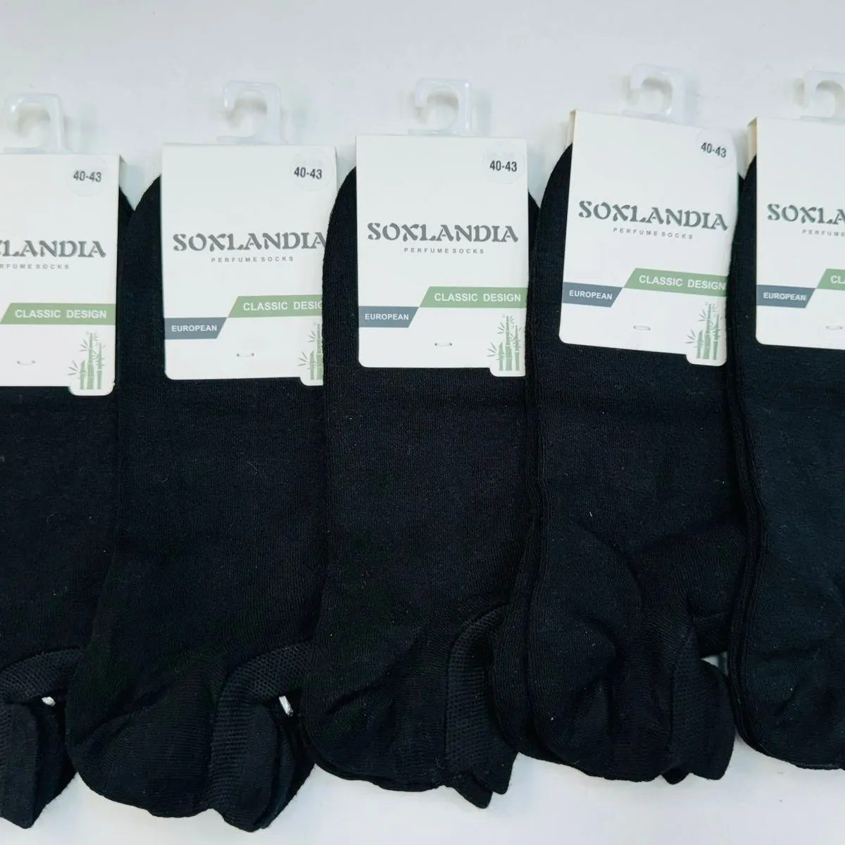 Skarpetki męskie Soxlandia Classic Design EU 40-46 czarne