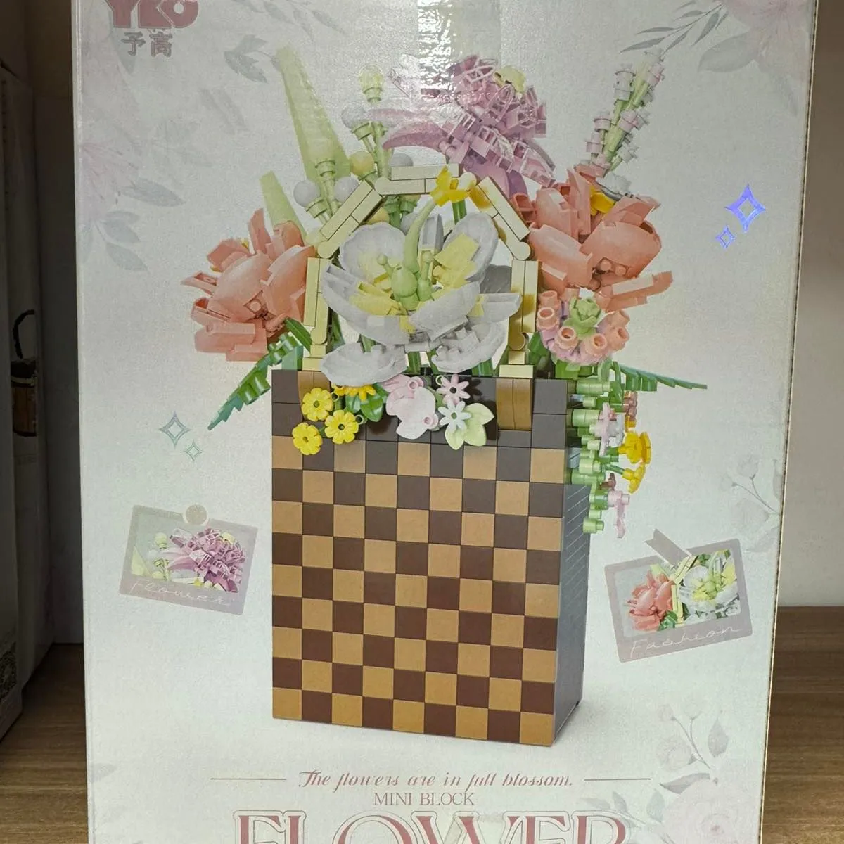 Zestaw klocków konstrukcyjnych Kwiaty Flower YG