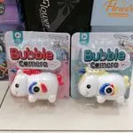 Zabawka Bubble Camera jednorożec dmuchający bańki 3+