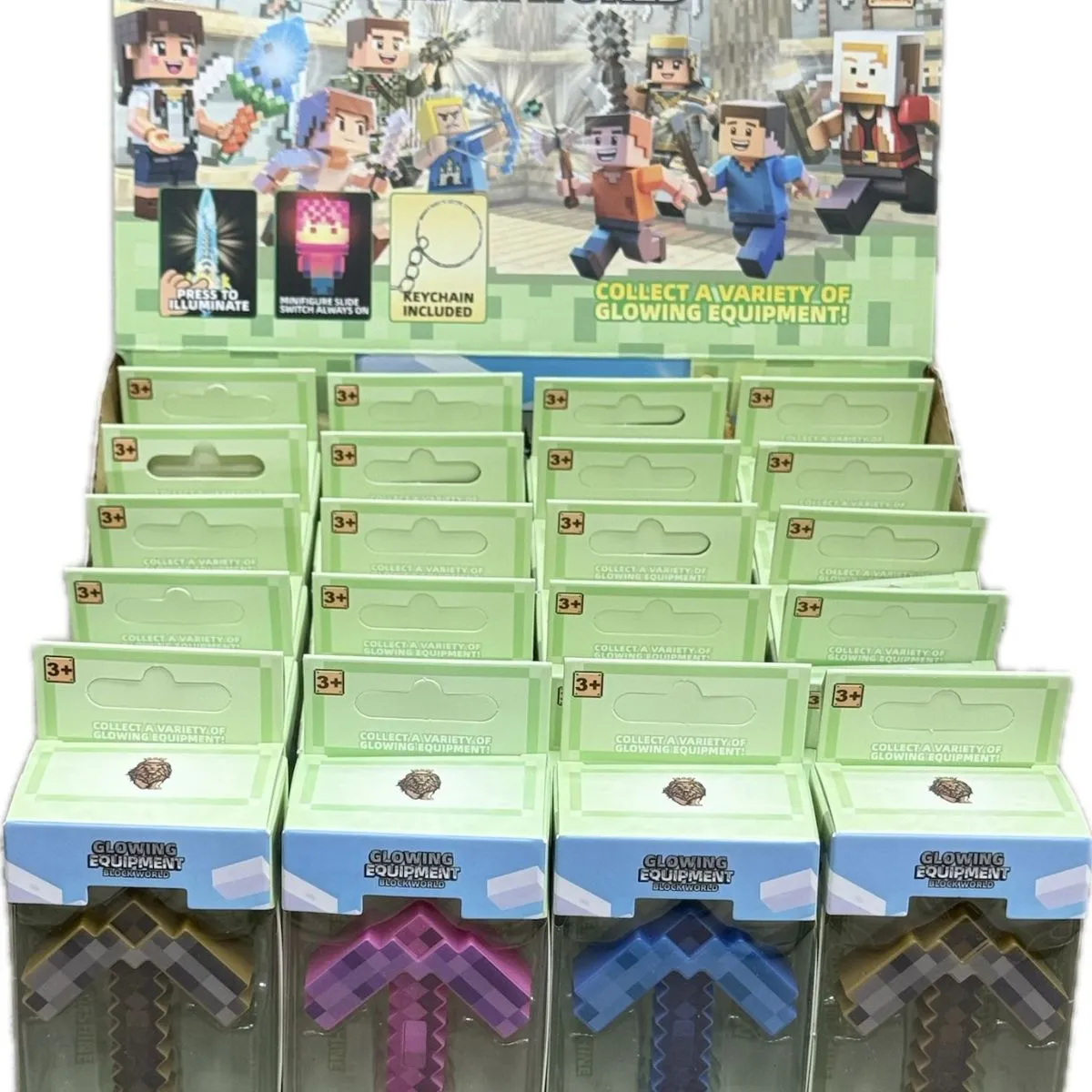 Podświetlany brelok Minecraft Blockworld Glowing Equipment