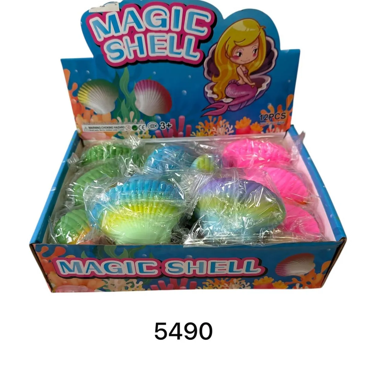 Zabawka Squeeze Magic Shell Muszla Antystresowa