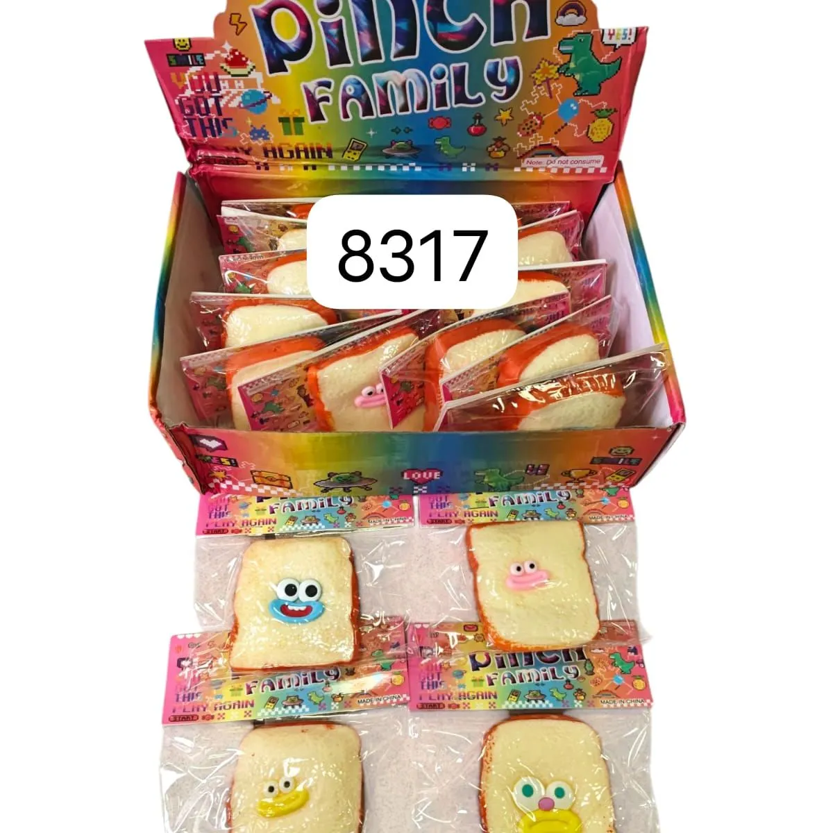 Gniotki Squeeze Toys Pinch Family Kanapka 8317
