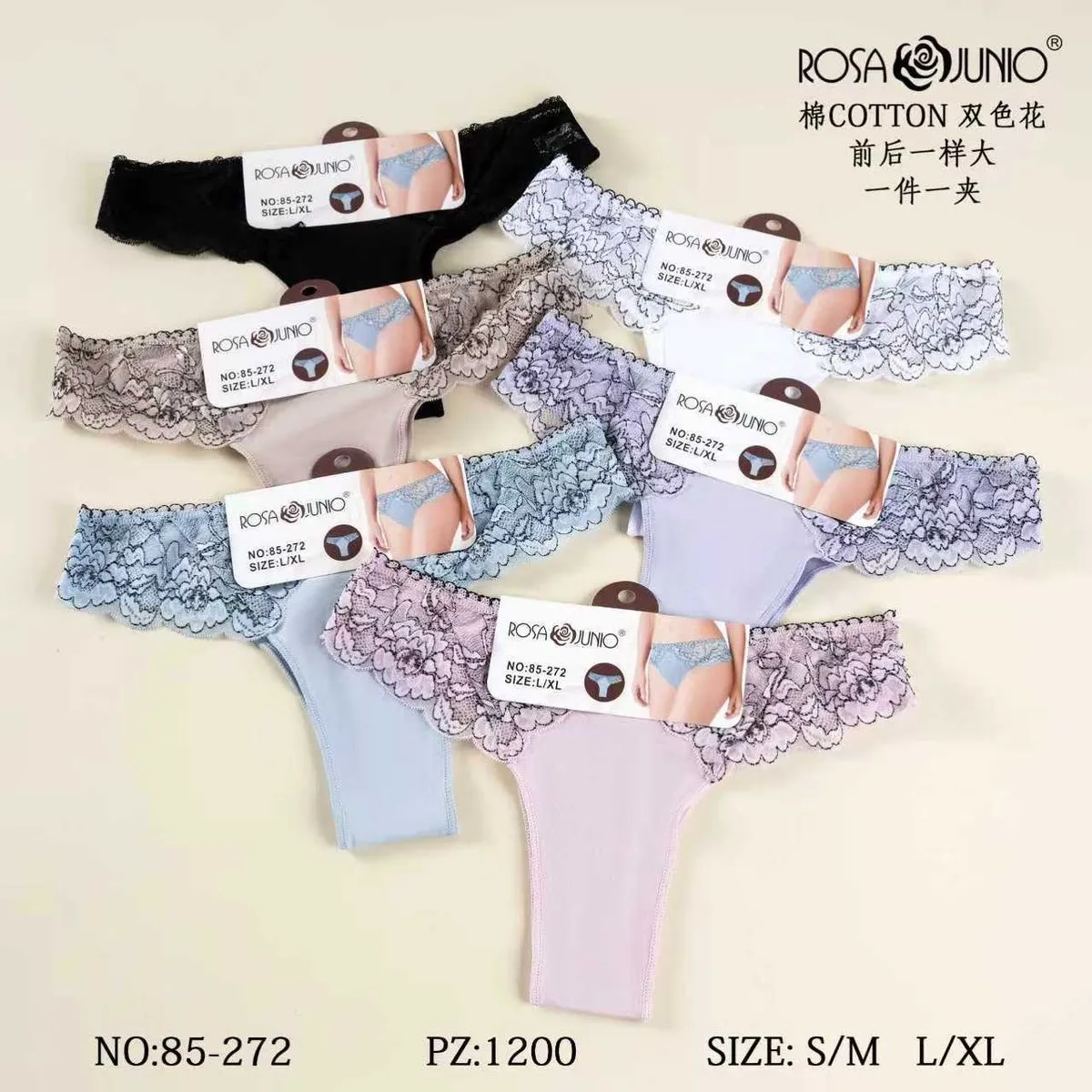 Majtki damskie Rosa Juno bawełna S/M L/XL NO.85-272
