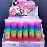 Lip Gloss Kaliya Beauty z Wit E Tęczowe 12ml 24szt
