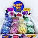 Zabawka Squishy Mesh Balls - Gniotek w Siatce Mix Kolorów 24 szt.