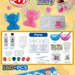 Zabawki Happy Pinch Stitch DIY Zestaw Kreatywny 160+ el. 30x20cm