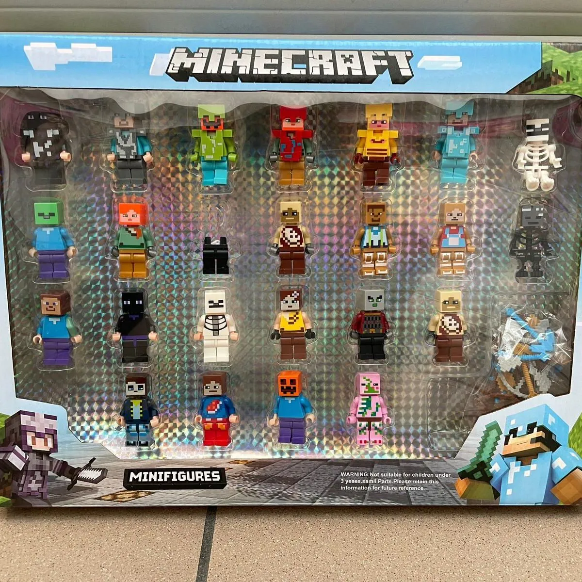 Figurki Minecraft Minifigures 24PCS 3+