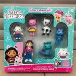 Figurki Gabby's Dollhouse 6PCS Deluxe Zestaw Koci Domek Gabi