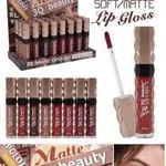 Lip Gloss 3Q Beauty Soft Matte Wodoodporny 48 szt.